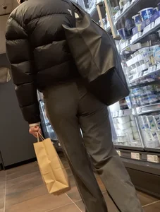Skinny blonde with tight ass