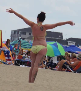 Beach and bikini girls