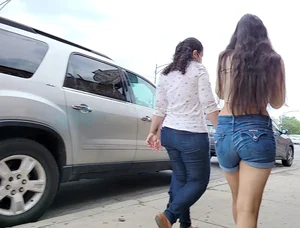 Teen jean shorts and blue phatty