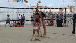 Weymouth beach volleyball girls  2019