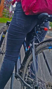 Pawg with bicycle