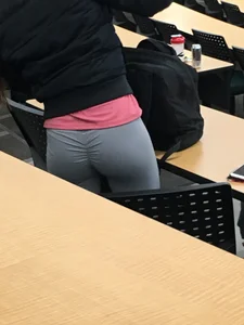 Ass in Tight Pants Classroom Candid