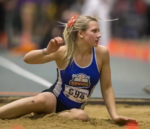 Canadian girls at an Alberta track and field tournament