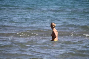 Topless and nude beach sexy girls