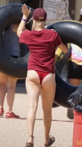 Bikini girls at Salt River Tubing in Arizona