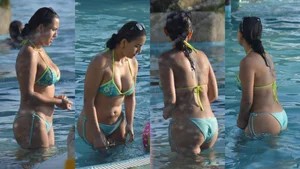 Candid beach and bikini babes