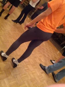 Nice Candid Legs And Booty in Tights Creepshot