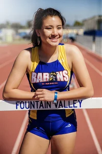 Candid track and field girls