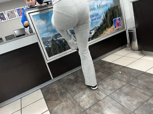 Grey leggings flare vpl
