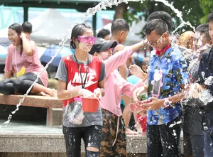 Water Festival girls in Thailand