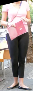 Almost camel toe but mound in leggings with some vtl