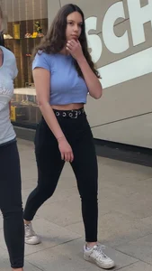 Tight blue jeans creepshots compilation