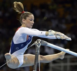 Candid gymnasts