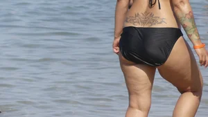 Beach and bikini candid girls