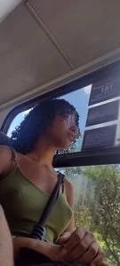 Puffy Nipples from at the bus