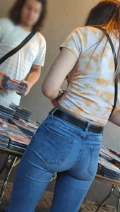 Slim girl has a nice tight ass