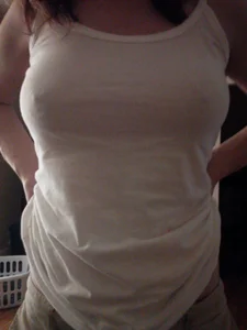 Milf's Home Creepshot With Nipples Seen Though Her T-Shirt