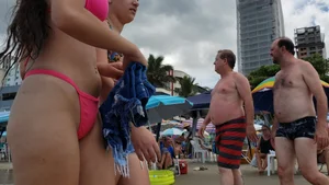 Brazillian beach creepshots, huge gallery of candid girls in swimsuits