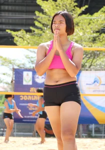 Thai candid volleyball girls