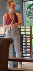 Tight bubble butt fitness babe busts me
