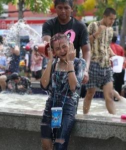 Water Festival girls in Thailand