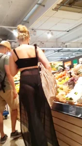 TEEN-INCREDIBLY SEE THROUGH! Must see! What a Lady