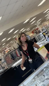 Sexyy Tjmax Employee With A Nice Phat Ass In Tight Flare Jeans  Her Gap Was So Crazy
