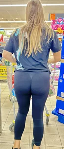 Black Leggings Blonde Milf Shop (Not OC)