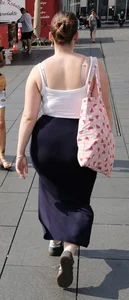 BBW in this tight dress