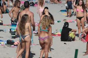 Sexy Deerfield Beach bikini girls