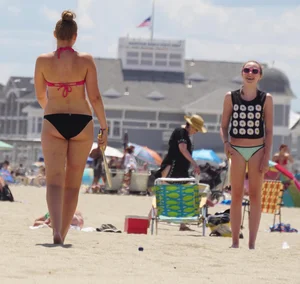 Beach and bikini girls