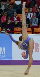 Candid gymnasts