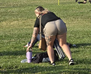 Football mom deep crack on her