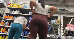 Fat Ass Latina In Brown Leggings Dancing (+bonus!)