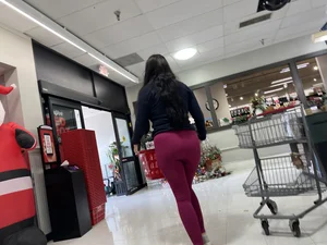 College girl shopping