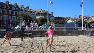 Weymouth beach volleyball girls 2018