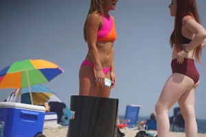 Beach and bikini girls
