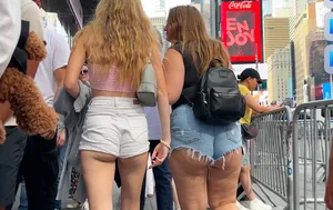 beautiful young girl with slim legs
