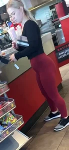 blonde with perfect ass and body