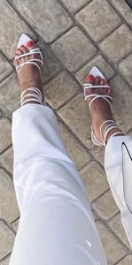 Hot non-candid student with awesome legs on high heels
