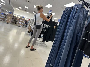 Marshall’s GREYT tight ass shopping OC