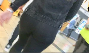 Skinny teens wearing skirts and tight pants