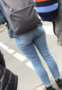 Cute little blonde bum