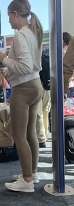 Petite MILF at the airport