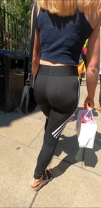 Extreme VTL And Close Ups In This Tiny Chick In ADIDAS