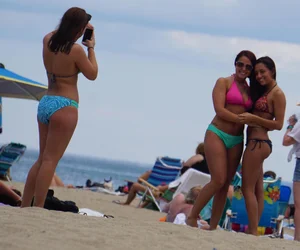 Beach and bikini girls