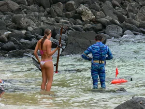 Beach and bikini girls