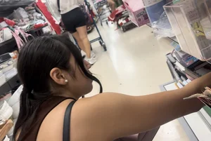 Slim petite VPL and down blouse, Sexy milf in jeans, Spanex Shorts Marshalls haul