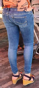 Great milf tight jeans ass