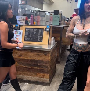 Tattoed Babe with Perky Tits